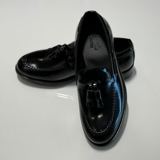 Scarpe in pelle nera